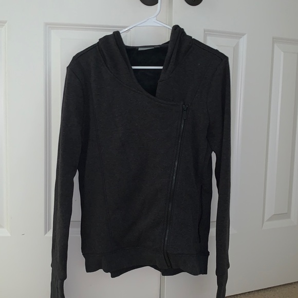 Grey Velvet Athleta Asymmetric Zip Up Jacket